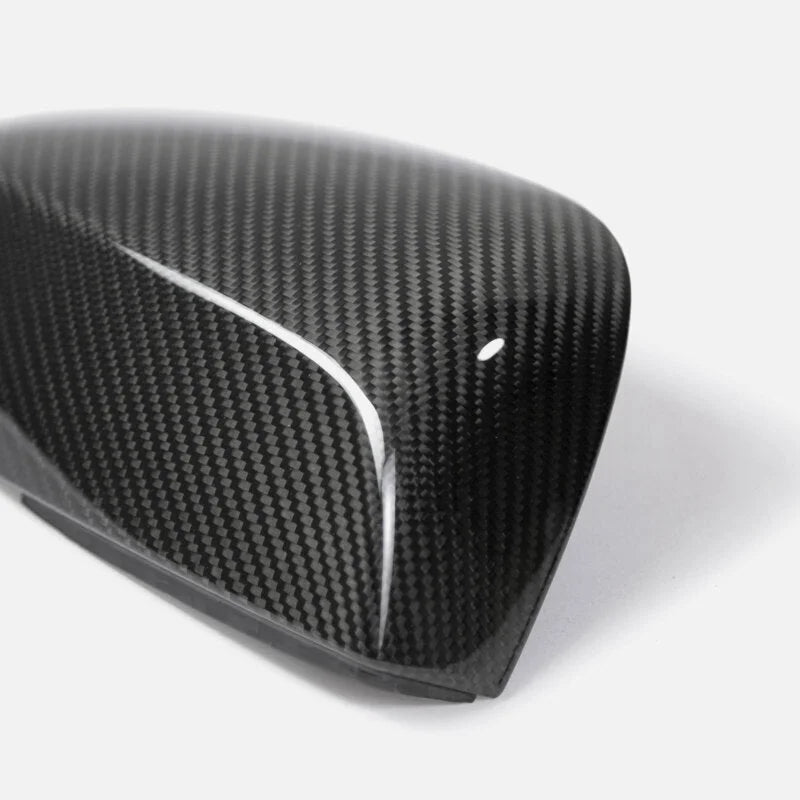 Seibon 15-20 Subaru WRX / STI Carbon Fiber Mirror Caps - Installation View