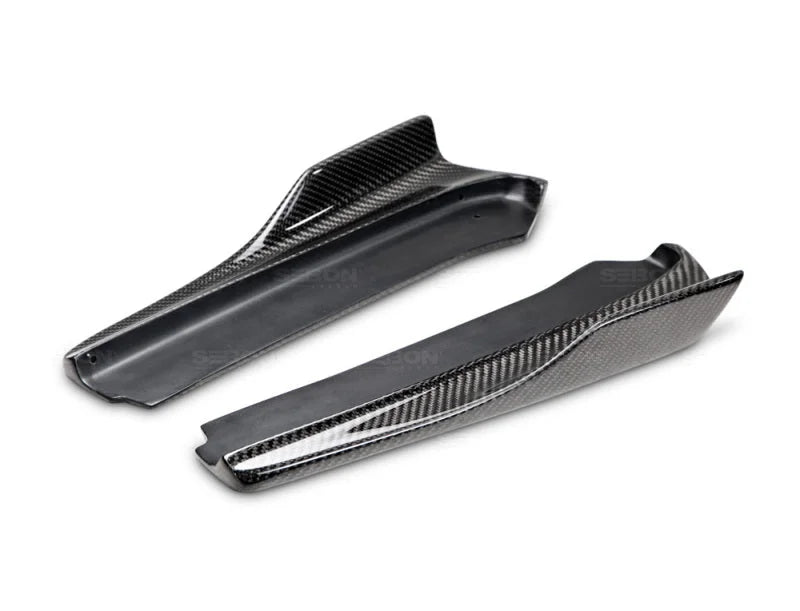 Seibon 15+ Subaru WRX/STI MB-Style Carbon Fiber Rear Lip - Installation View