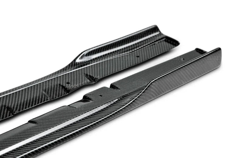 Seibon 15+ Subaru WRX/STI MB Style Carbon Fiber Side Skirts (Pair) - Additional View 5