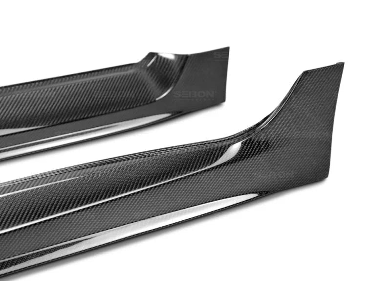 Seibon 15+ Subaru WRX/STI OEM Style Carbon Fiber Side Skirts (Pair) - Main Product View