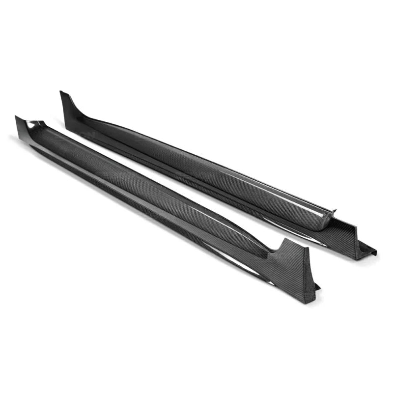 Seibon 15+ Subaru WRX/STI OEM Style Carbon Fiber Side Skirts (Pair) - Side View