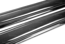 Load image into Gallery viewer, Seibon 15+ Subaru WRX/STI OEM Style Carbon Fiber Side Skirts (Pair) - Installation View