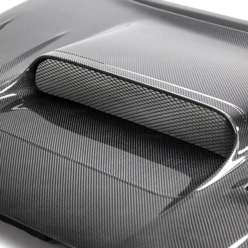 Seibon 15+ Subaru WRX/STI VS-Style Carbon Fiber Hood - Installation View