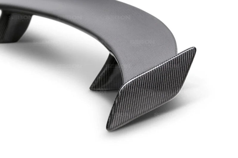 Seibon 16-17 Honda Civic Sedan GT Carbon Fiber Rear Spoiler - Side View