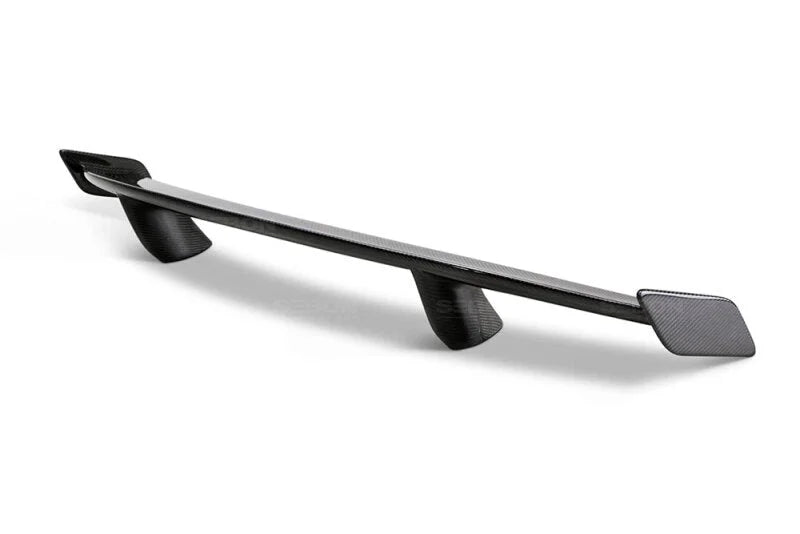 Seibon 16-17 Honda Civic Sedan GT Carbon Fiber Rear Spoiler - Back View