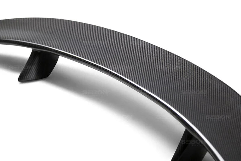 Seibon 16-17 Honda Civic Sedan GT Carbon Fiber Rear Spoiler - Installation View