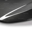 Load image into Gallery viewer, Seibon 16-17 Honda Civic TR Carbon Fiber Hood - Main Product View