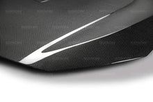 Load image into Gallery viewer, Seibon 16-17 Honda Civic TR Carbon Fiber Hood - Main Product View