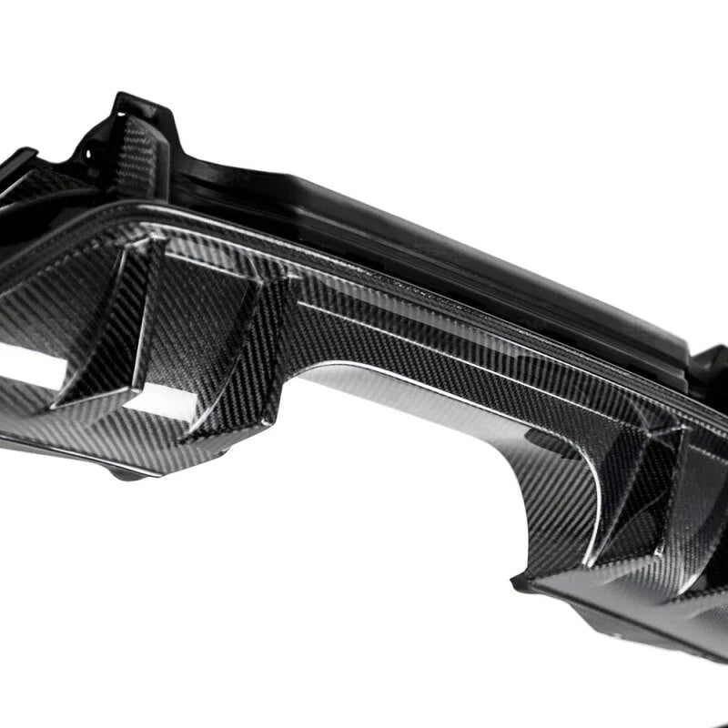 Seibon 16-17 Honda Civic Type R OEM Carbon Fiber Rear Lip - Back View