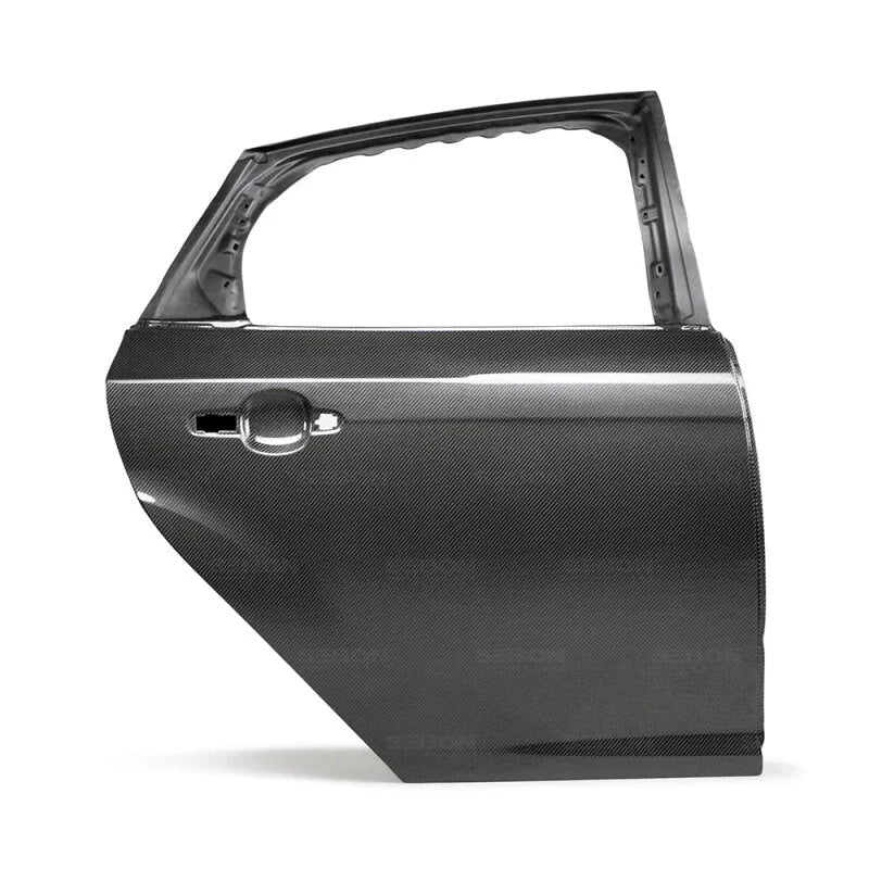 Seibon 16-18 Ford Focus Carbon Fiber Rear Doors - Main Product View