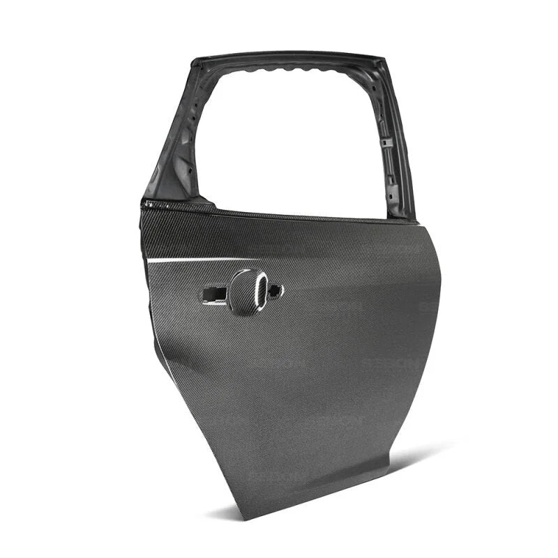 Seibon 16-18 Ford Focus Carbon Fiber Rear Doors - Installation View