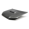 Load image into Gallery viewer, Seibon 16-19 Toyota 4Runner TR Carbon Fiber Hood - Installation View