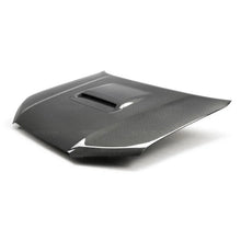 Load image into Gallery viewer, Seibon 16-19 Toyota 4Runner TR Carbon Fiber Hood - Installation View