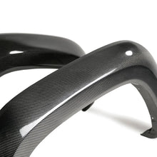 Load image into Gallery viewer, Seibon 16-20 Toyota Tacoma Carbon Fiber Front Fender Flares (Pair) - Installation View