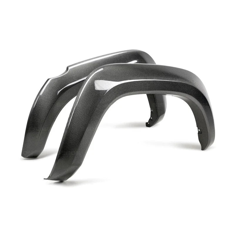 Seibon 16-20 Toyota Tacoma Carbon Fiber Rear Fender Flares (Pair) - Main Product View