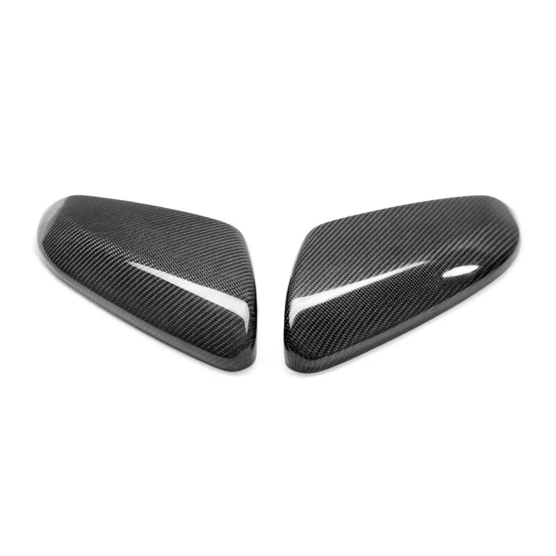 Seibon 16-21 Honda Civic / Civic Type R Carbon Fiber Mirror Covers - Back View