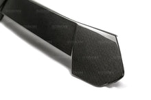 Load image into Gallery viewer, Seibon 16+ Ford Focus RS Carbon Fiber Front Bumper Garnish - Installation View
