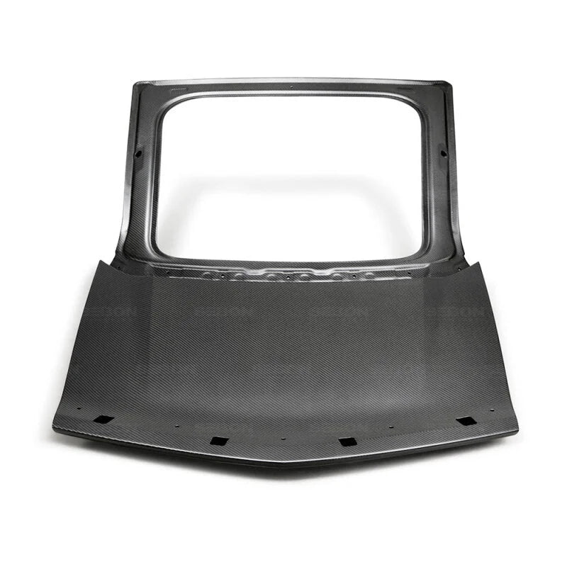 Seibon 17-18 Acura NSX OEM-style Dry Carbon Trunk - Back View