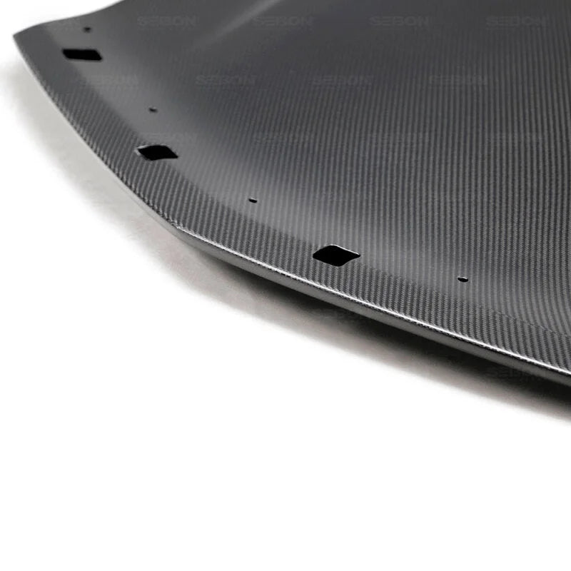 Seibon 17-18 Acura NSX OEM-style Dry Carbon Trunk - Installation View