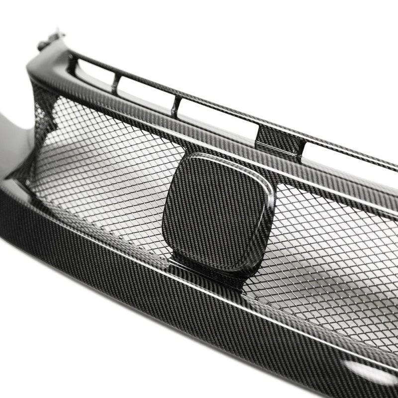 Seibon 17-18 Honda Civic Type R CV-Style Carbon Fiber Front Grill - Main Product View