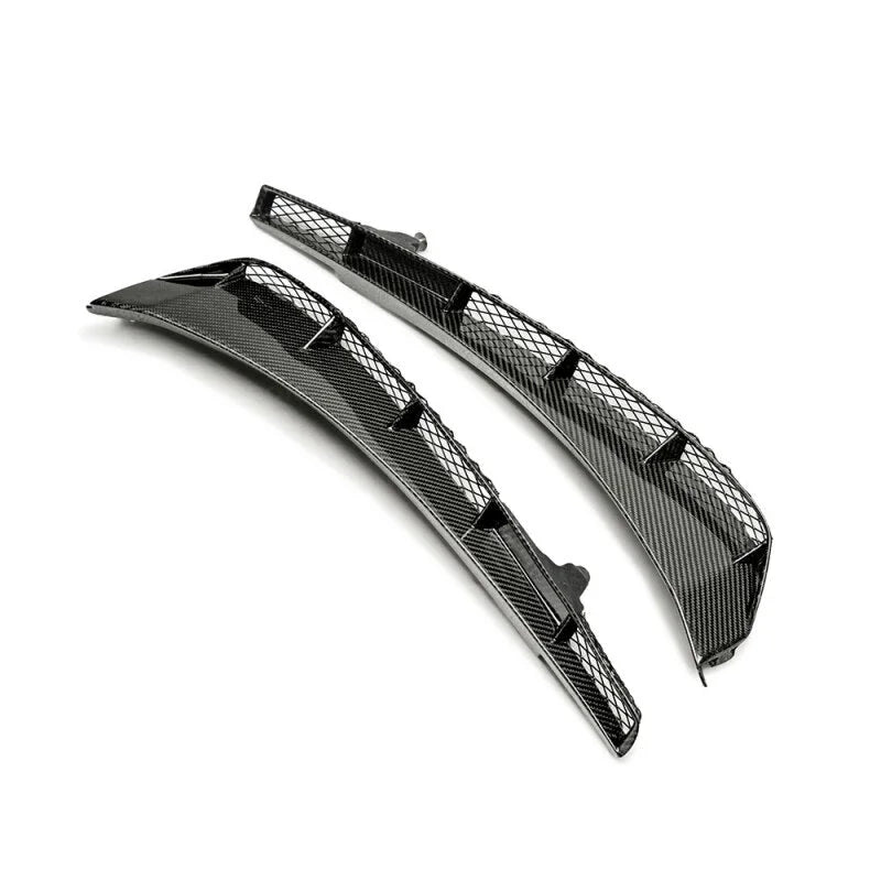 Seibon 17-18 Honda Civic Type-R Carbon Fiber Fender Ducts (Pair) - Side View