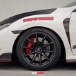 Load image into Gallery viewer, Seibon 17-18 Honda Civic Type-R Carbon Fiber Fender Ducts (Pair) - Back View