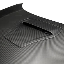 Load image into Gallery viewer, Seibon 17-18 Honda Civic Type-R OEM-Style Dry Carbon Fiber Hood - Installation View