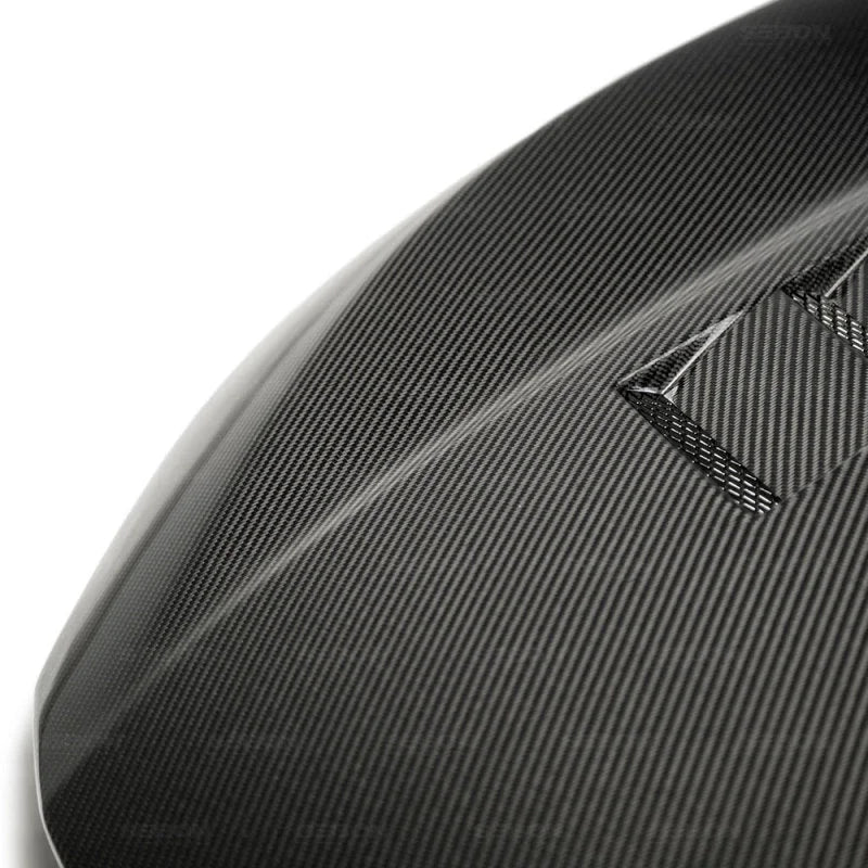 Seibon 17-18 Honda Civic Type-R TS-Style Carbon Fiber Hood - Main Product View