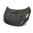 Load image into Gallery viewer, Seibon 17-18 Honda Civic Type-R TS-Style Carbon Fiber Hood - Side View