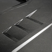 Load image into Gallery viewer, Seibon 17-18 Honda Civic Type-R TS-Style Carbon Fiber Hood - Installation View