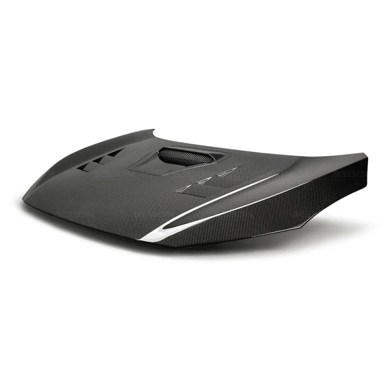 Seibon 17-18 Honda Civic Type-R TS-Style Carbon Fiber Hood - Additional View 5