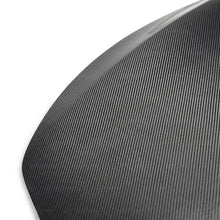 Load image into Gallery viewer, Seibon 17-19 Infiniti Q60 OE-Style Carbon Fiber Hood - Installation View