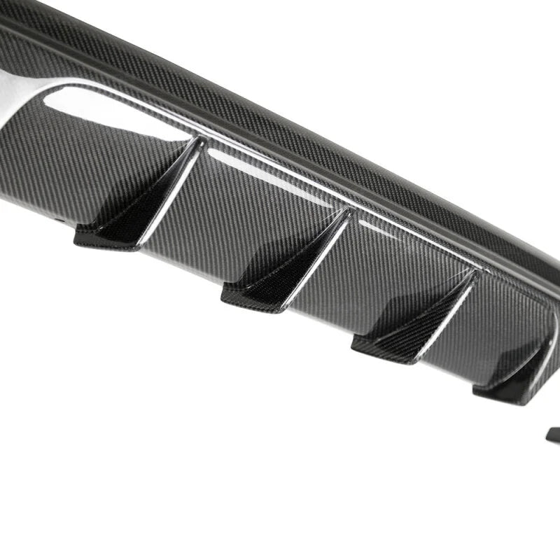 Seibon 17-19 Infiniti Q60 TB-Style Carbon Fiber Rear Lip - Installation View