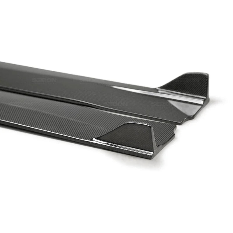 Seibon 17-19 Infiniti Q60 TB-Style Carbon Fiber Side Skirts - Additional View 7