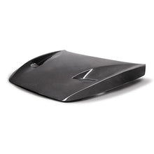 Load image into Gallery viewer, Seibon 17-19 Infiniti Q60 TSII-Style Carbon Fiber Hood - Installation View