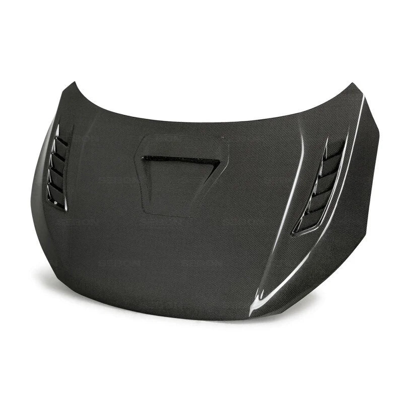 Seibon 17-20 Honda Civic Type-R (FK8) TSII Style Carbon Fiber Hood - Main Product View