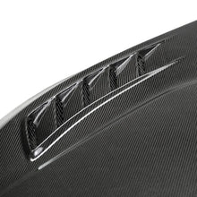 Load image into Gallery viewer, Seibon 17-20 Honda Civic Type-R (FK8) TSII Style Carbon Fiber Hood - Installation View
