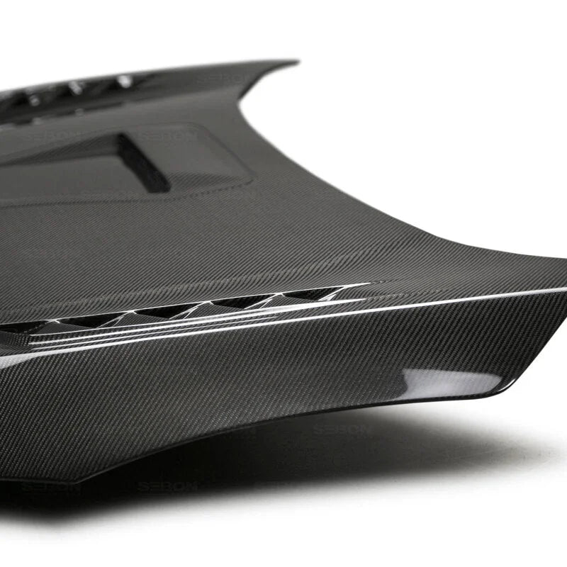 Seibon 17-20 Honda Civic Type-R (FK8) TSII Style Carbon Fiber Hood - Additional View 7