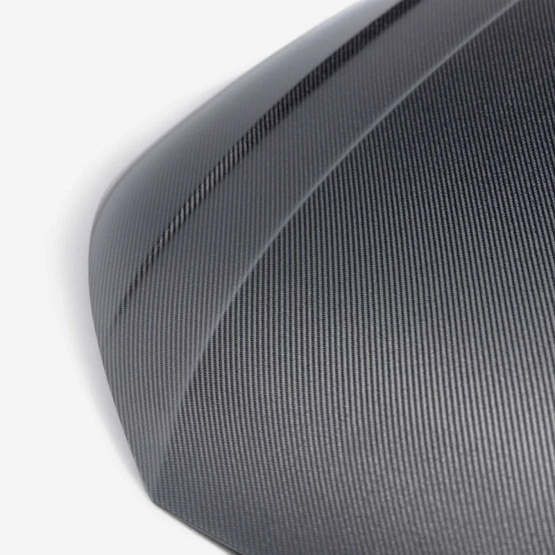 Seibon 17-22 Audi A4/S4 (B9) OEM-Style Carbon Fiber Hood - Side View
