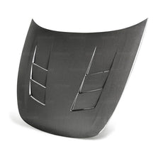 Load image into Gallery viewer, Seibon 18-19 Kia Stinger TS Carbon Fiber Hood - Side View