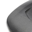 Load image into Gallery viewer, Seibon 18-19 Kia Stinger TS Carbon Fiber Hood - Back View