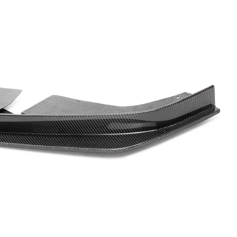 Seibon 18-19 Volkswagen GTI MB-Style Carbon Fiber Front Lip - Side View