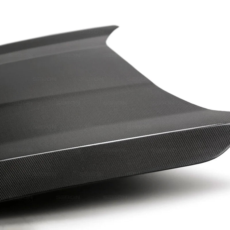 Seibon 18-20 Honda Accord OE-Style Carbon Fiber Hood - Side View
