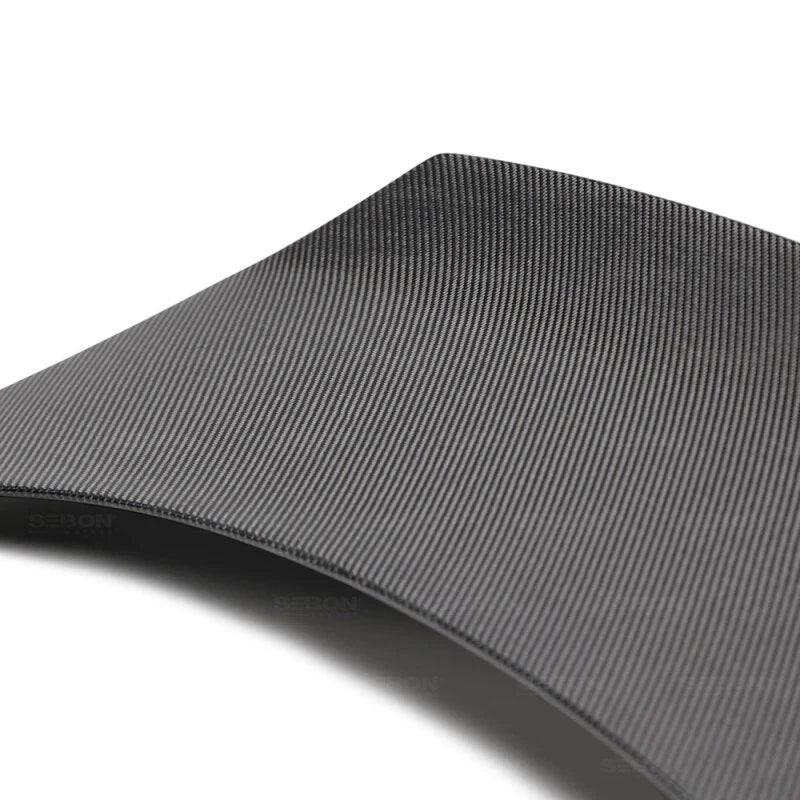 Seibon 18-20 Kia Stinger C-Style Carbon Fiber Spoiler - Installation View