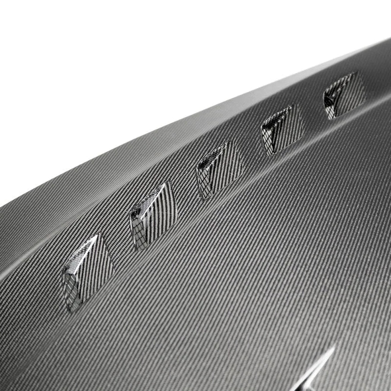 Seibon 18-20 Lexus LC BT-Style Carbon Fiber Hood - Back View