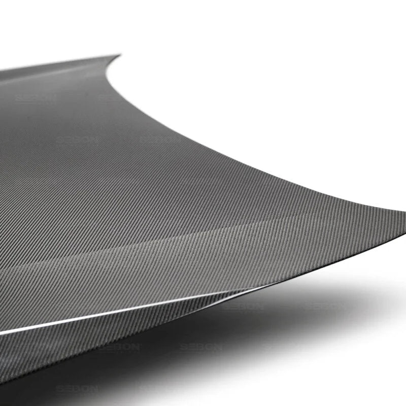 Seibon 18-20 Lexus LC OEM-Style Carbon Fiber Hood - Installation View