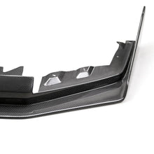 Load image into Gallery viewer, Seibon 18-20 Subaru WRX/STI CW Carbon Fiber Front Lip - Installation View