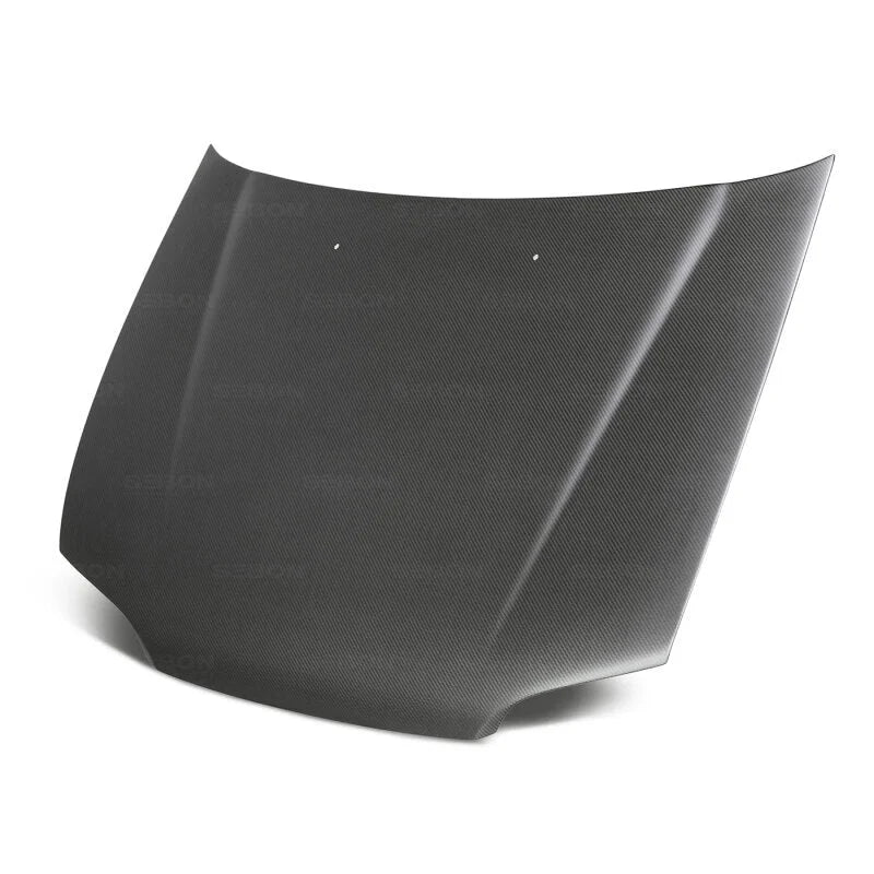Seibon 1992-1995 Honda Civic Coupe OEM-Style Dry Carbon Fiber Hood - Main Product View