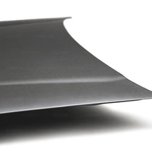 Load image into Gallery viewer, Seibon 1992-1995 Honda Civic Coupe OEM-Style Dry Carbon Fiber Hood - Installation View