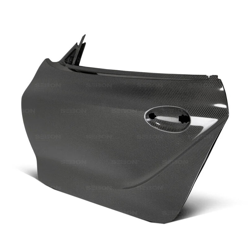 Seibon 20-21 Toyota GR Supra A90 Carbon Fiber Door - Pair - Installation View